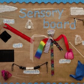 The Sensory Board at Tiny Tree Leeds