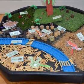 Messy play at Tiny Tree Halifax Nurseries