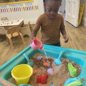 our over 2's love the sand pit!