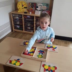 sensory play at tiny tree