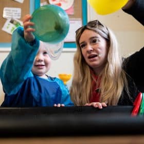 lots of one on one time at newbank house