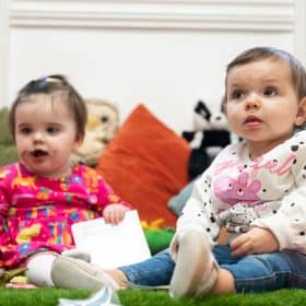 Little ones having great fun at Newbank