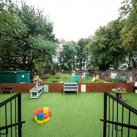 outdoor play at newbank preschool