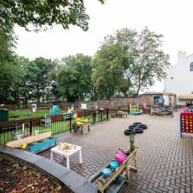 outdoor play is essential at newbank nursery oldham