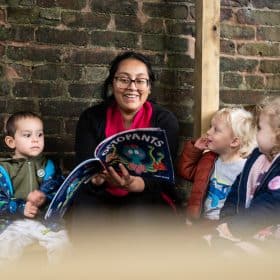 Newbank House toddlers story time